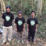 Some of Project Anoulak’s team members during the gibbon surveys © Project Anoulak