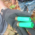Spent cartridges, located by anti-poaching teams, are another sign of poacher activity